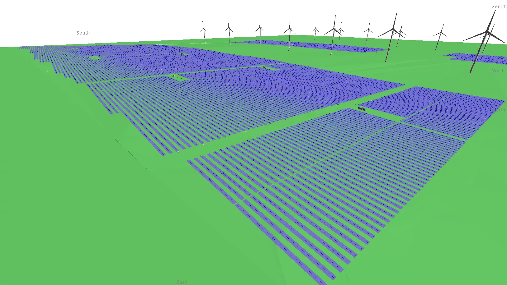 Usina Híbrida: Solar e Eólica  UFV de 30 MW e Eólico de 103 MW